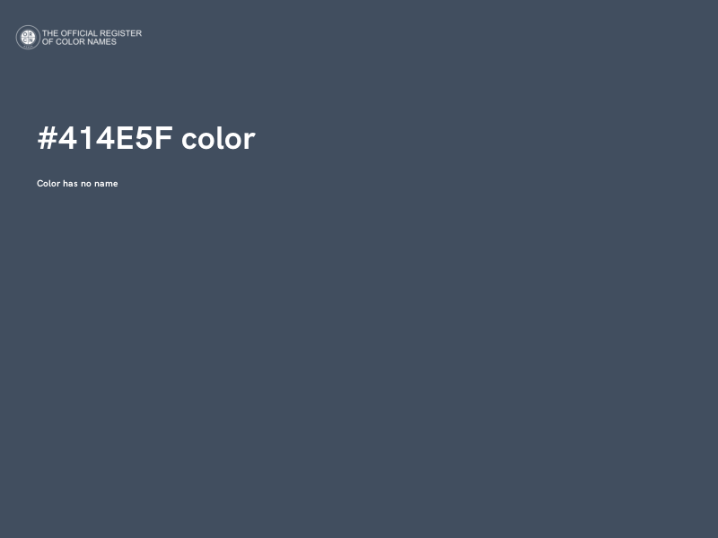 #414E5F color image