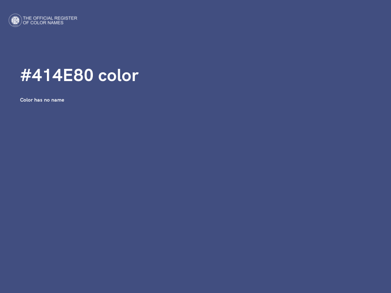 #414E80 color image