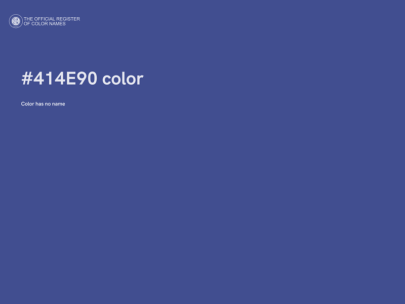 #414E90 color image