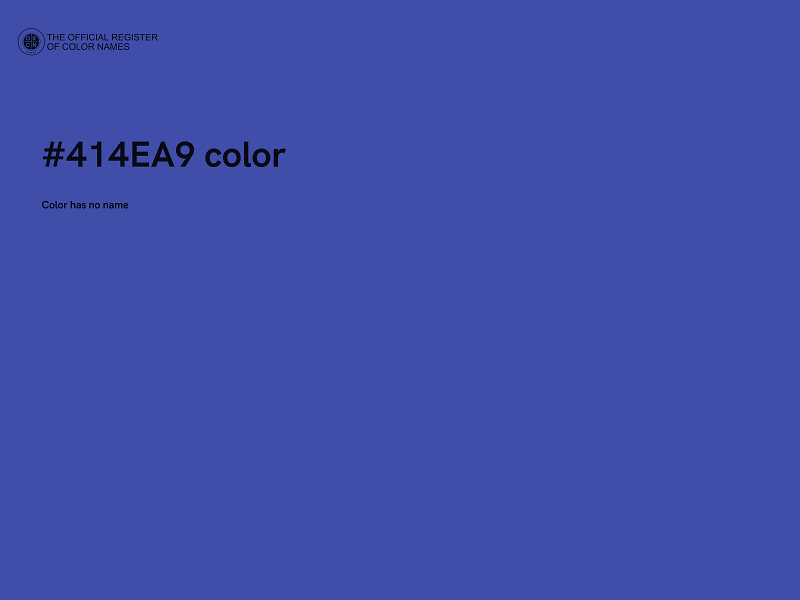 #414EA9 color image