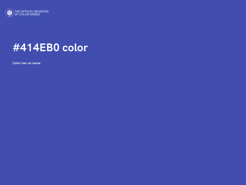 #414EB0 color image