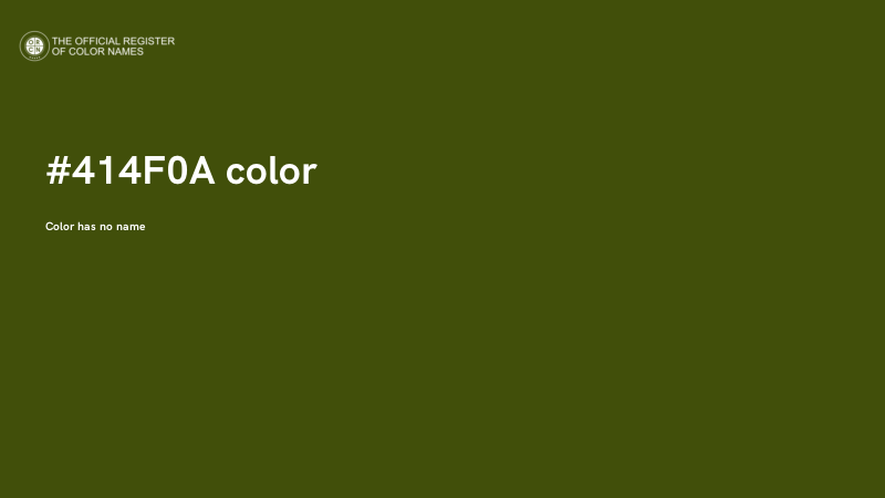 #414F0A color image