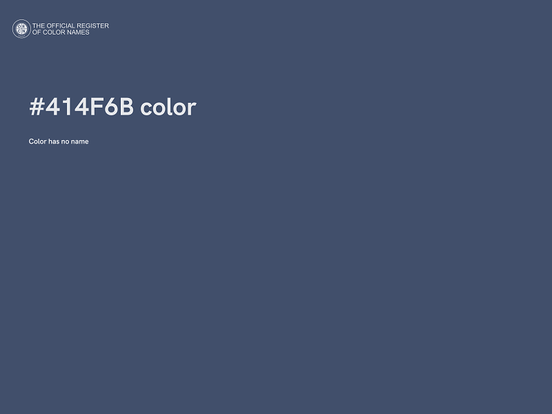 #414F6B color image