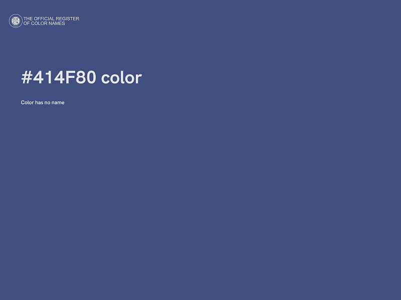 #414F80 color image