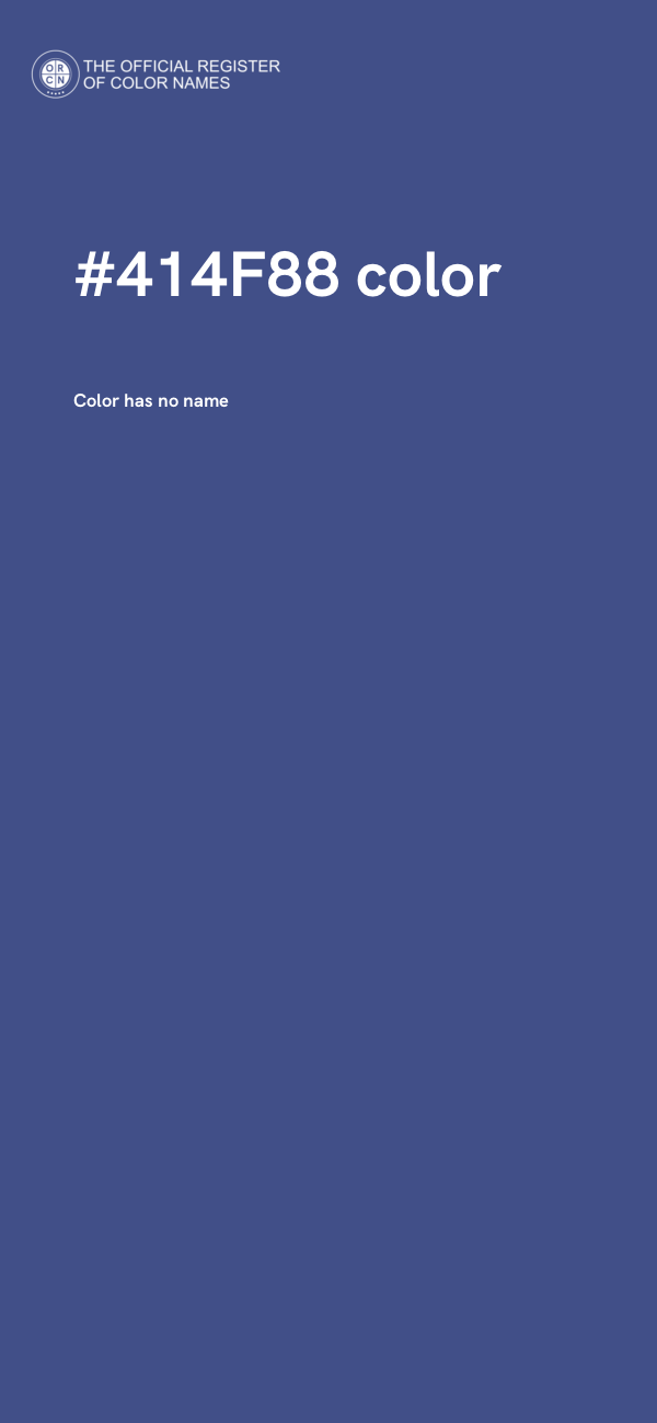 #414F88 color image