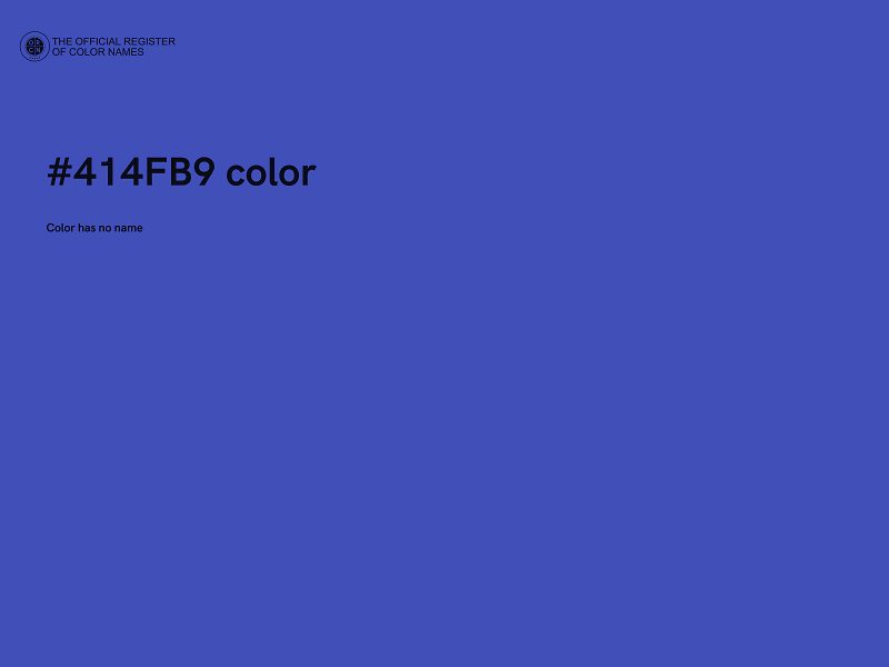 #414FB9 color image