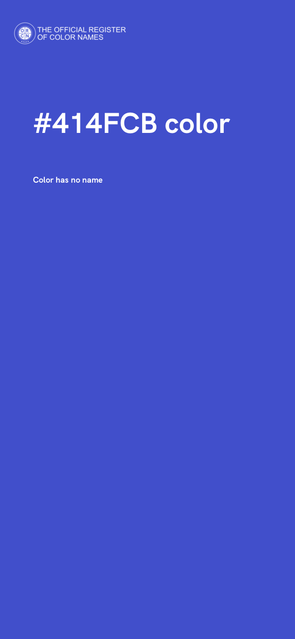 #414FCB color image