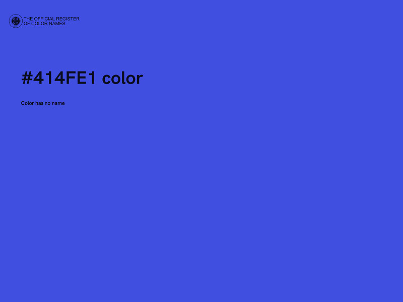 #414FE1 color image