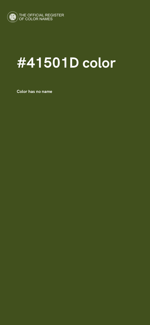 #41501D color image