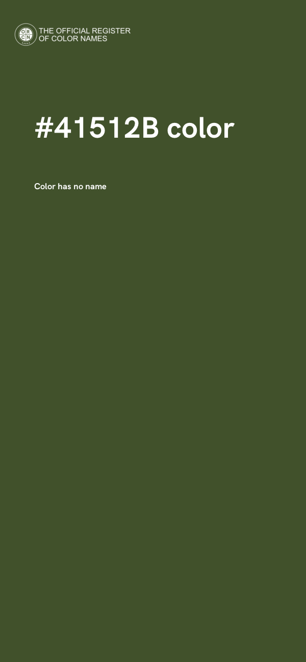 #41512B color image
