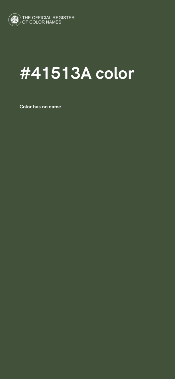 #41513A color image