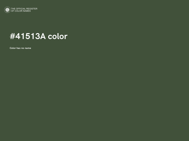 #41513A color image