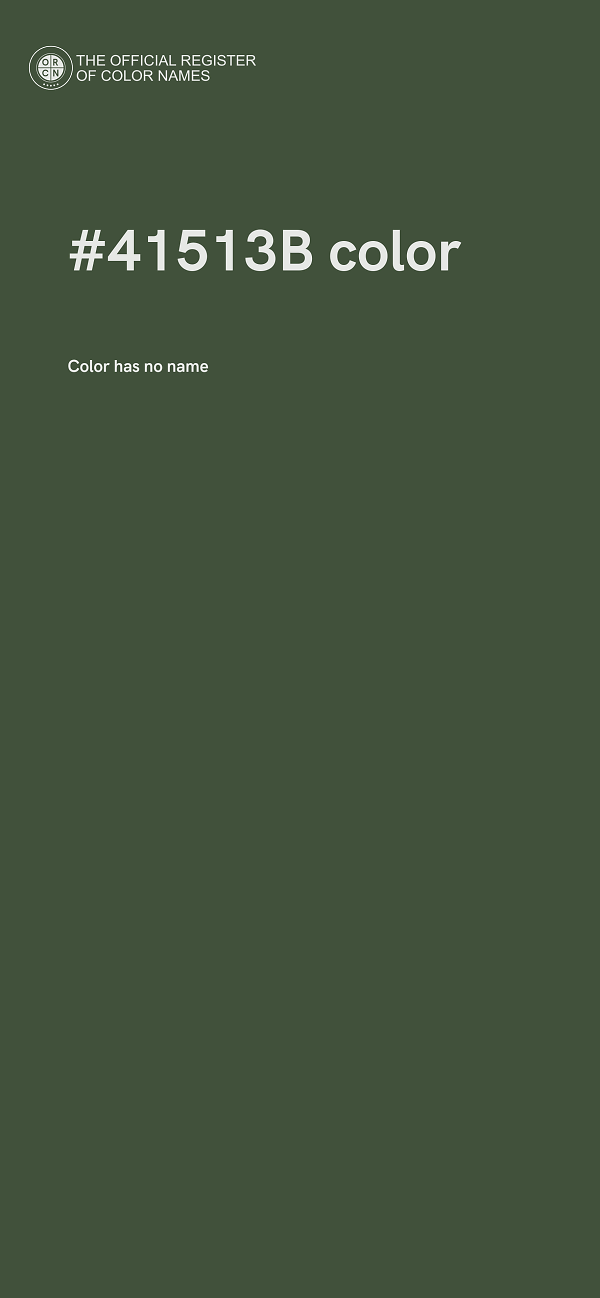 #41513B color image
