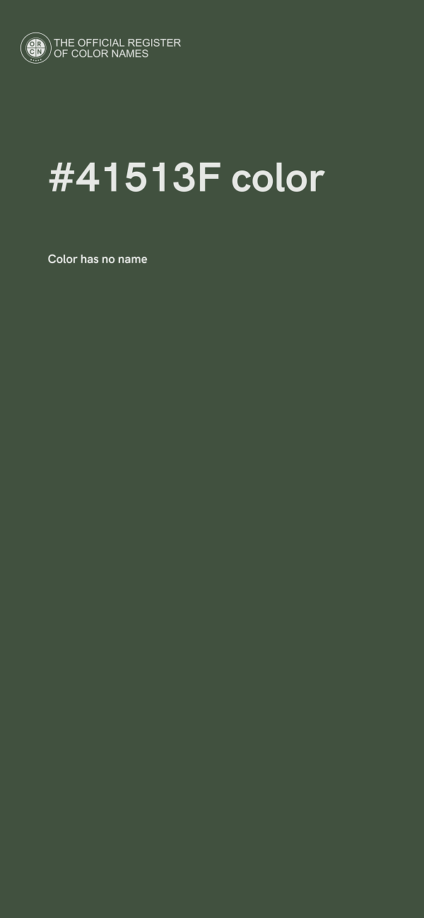 #41513F color image