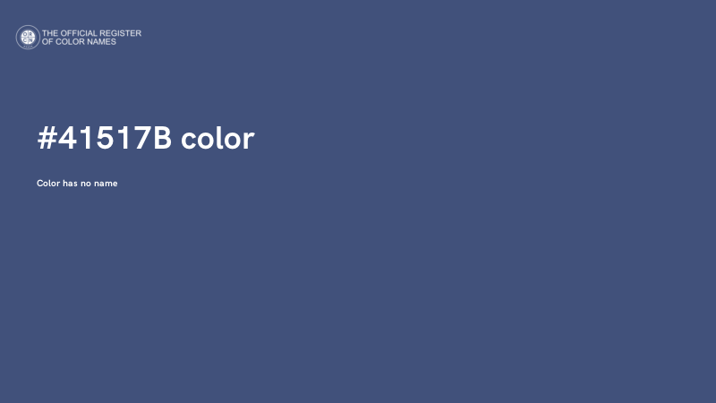 #41517B color image