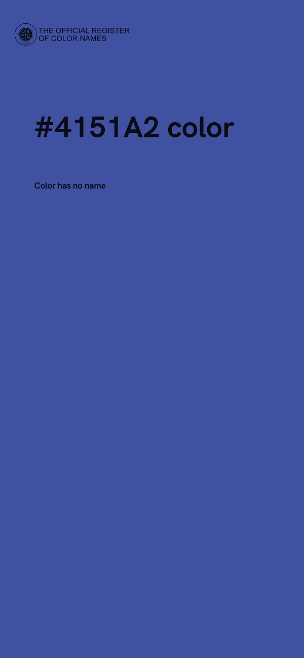 #4151A2 color image