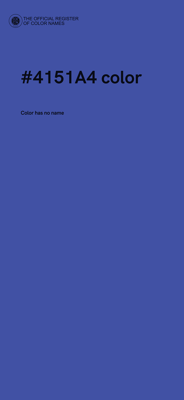 #4151A4 color image