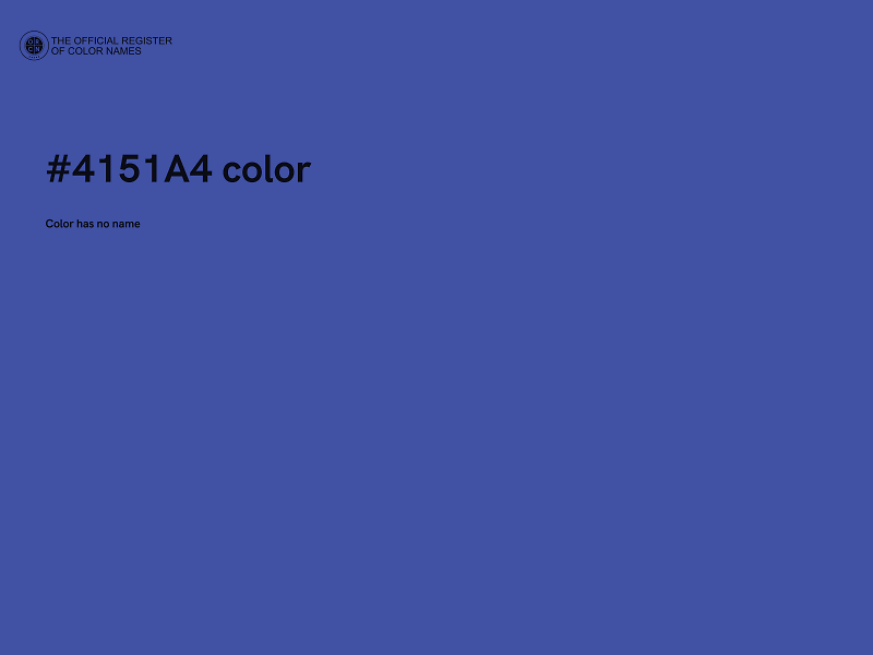 #4151A4 color image