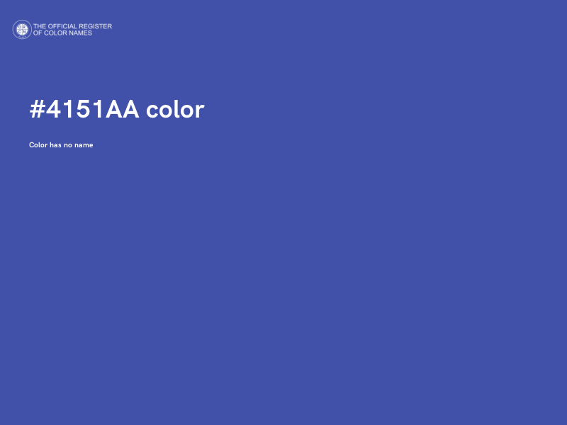 #4151AA color image