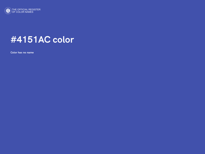 #4151AC color image