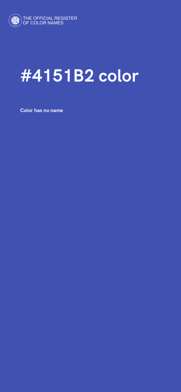 #4151B2 color image