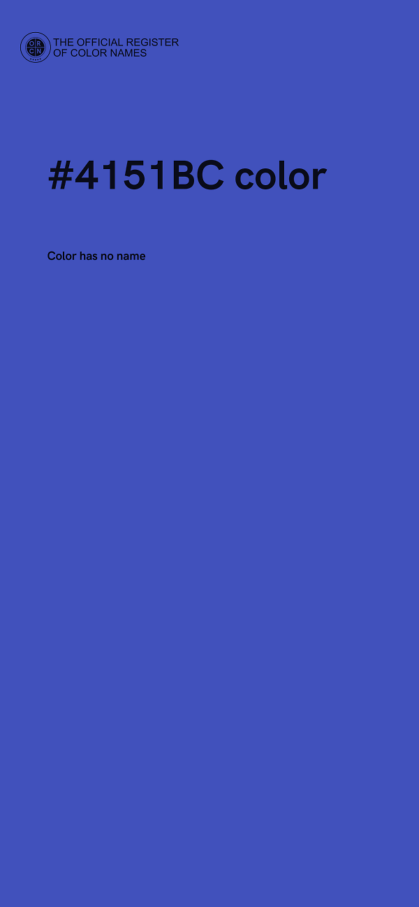 #4151BC color image