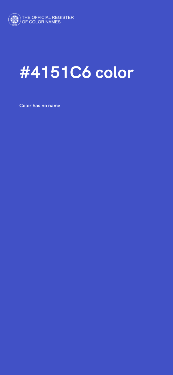 #4151C6 color image