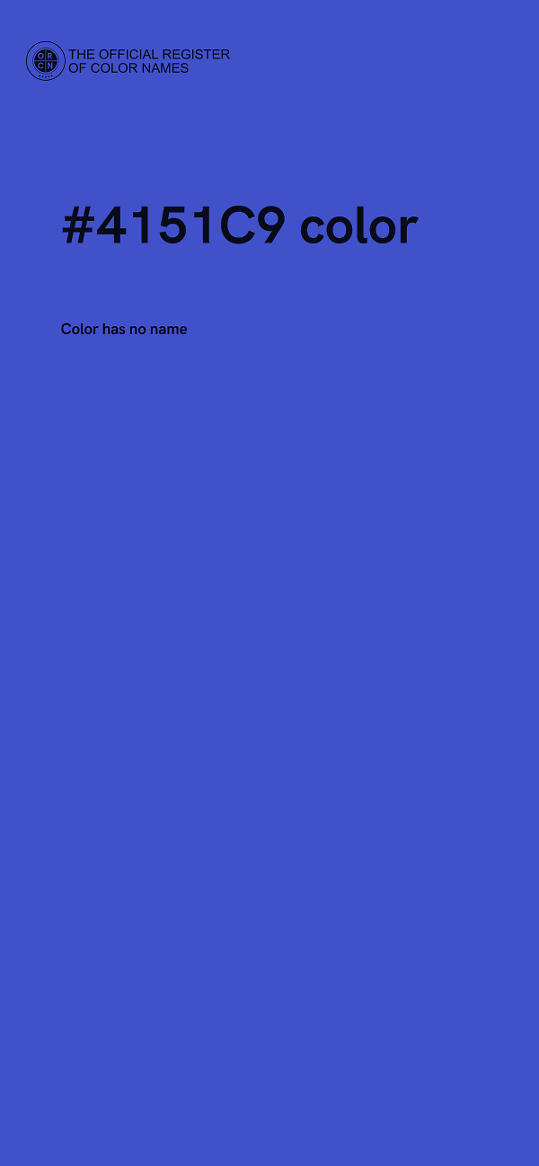 #4151C9 color image
