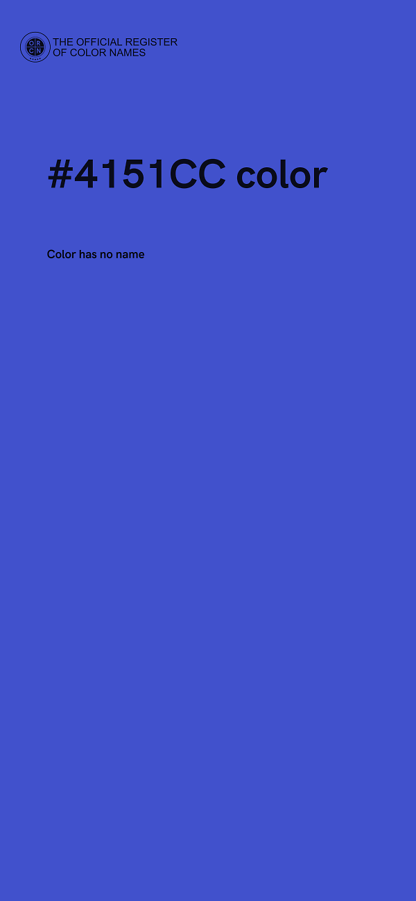 #4151CC color image