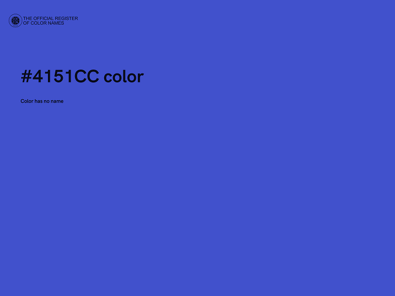 #4151CC color image