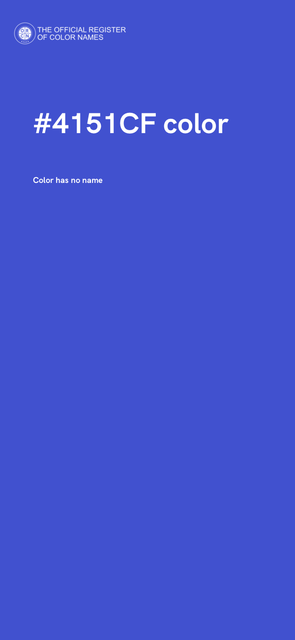 #4151CF color image
