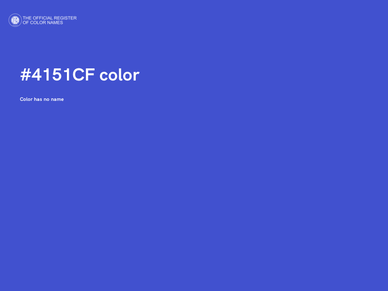 #4151CF color image