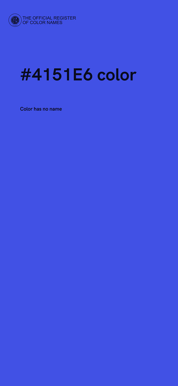 #4151E6 color image
