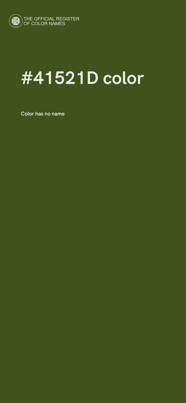 #41521D color image