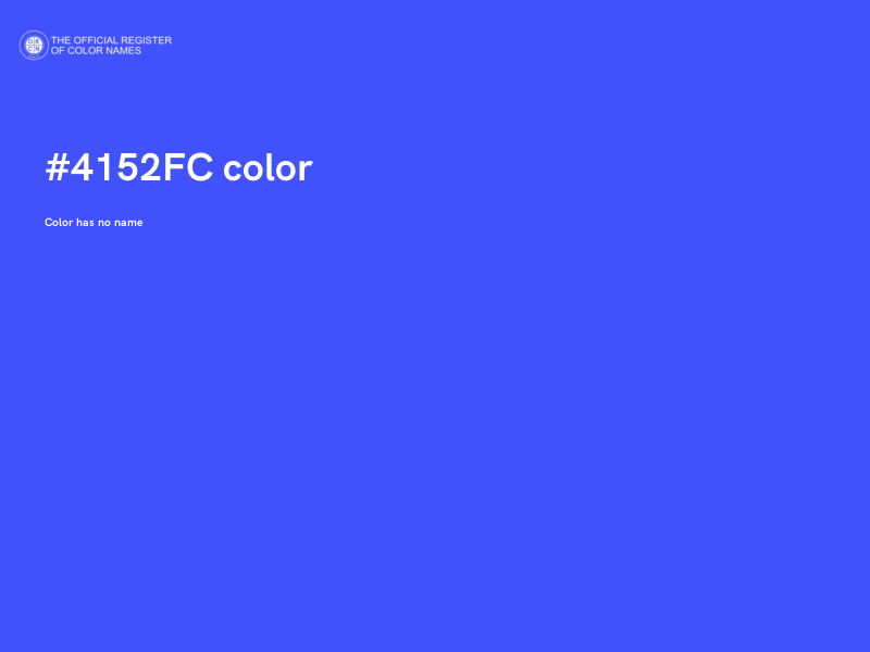 #4152FC color image