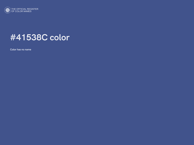 #41538C color image