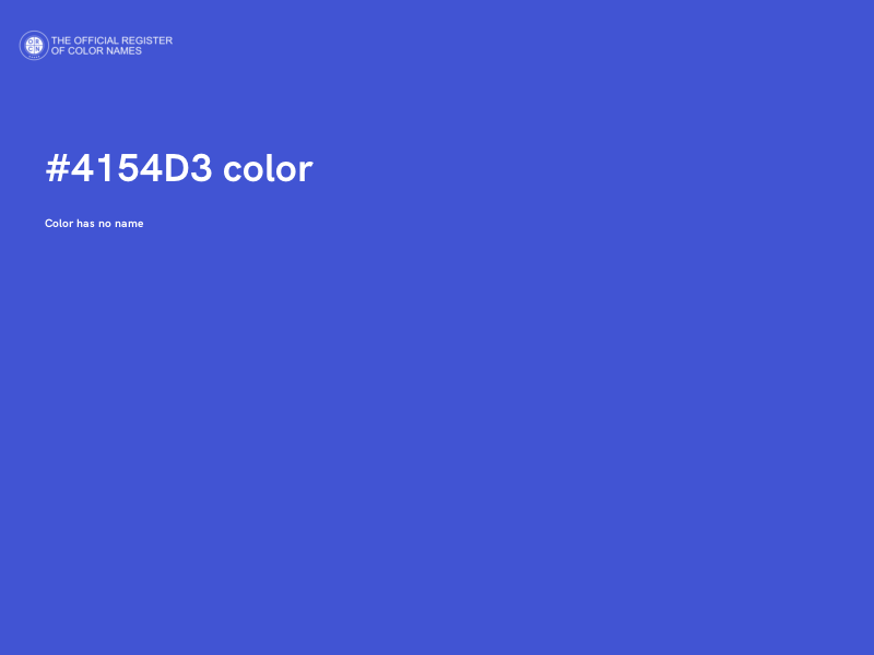 #4154D3 color image