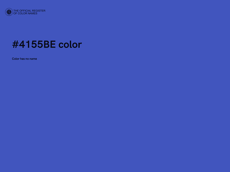 #4155BE color image