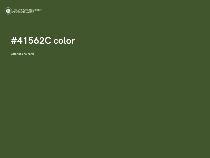 #41562C color image