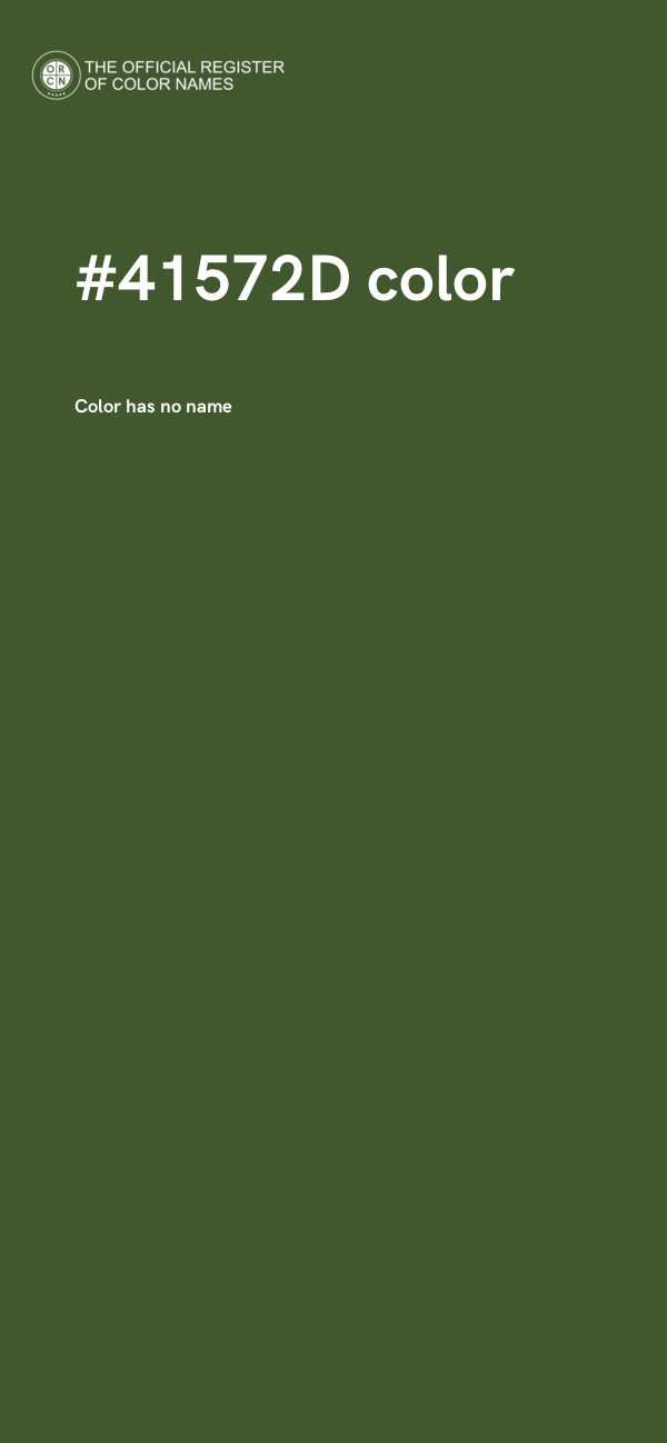 #41572D color image