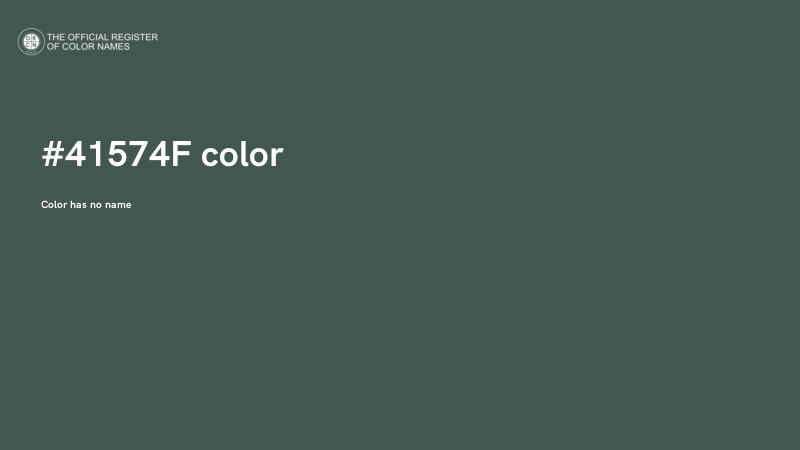 #41574F color image
