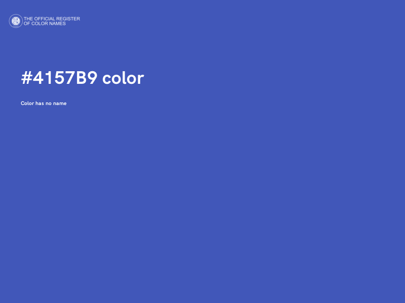 #4157B9 color image