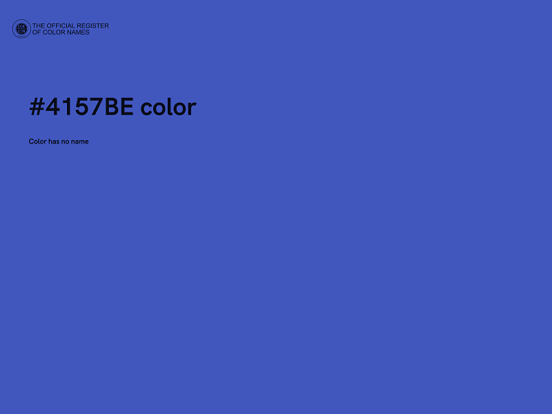 #4157BE color image