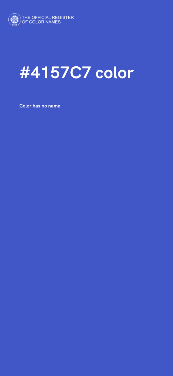 #4157C7 color image