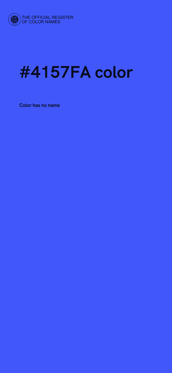 #4157FA color image