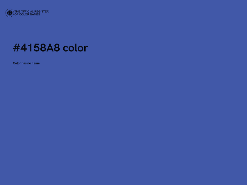 #4158A8 color image