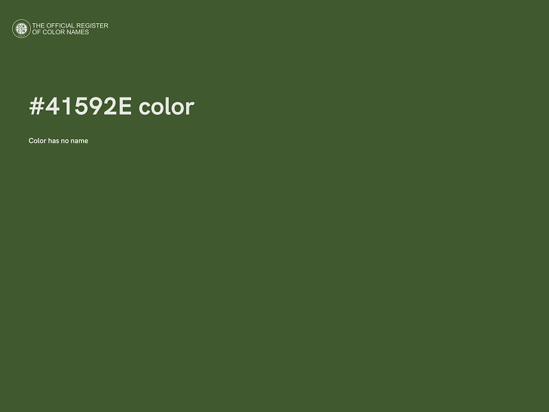 #41592E color image