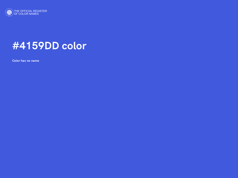 #4159DD color image