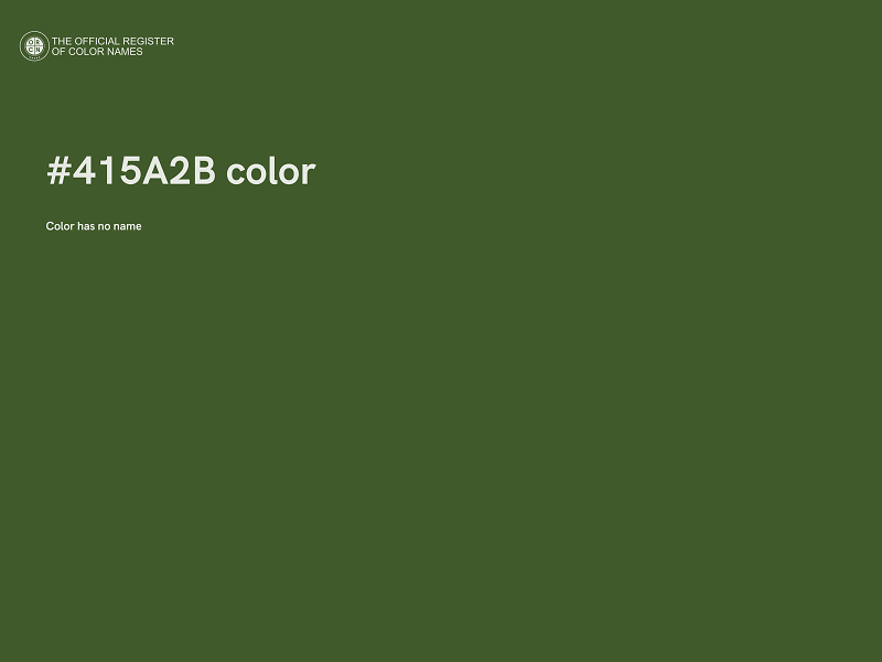 #415A2B color image