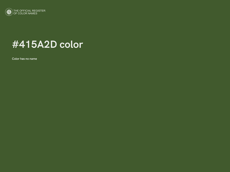 #415A2D color image
